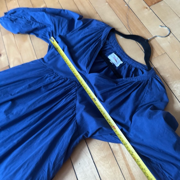 Xirena Sz XS Vie Blue Capri Cotton Tiered Midi Dress - Picture 12 of 12